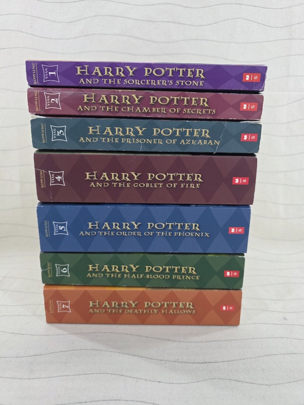 Harry Potter The Complete Series Books 1-7 Paperback Scholastic Set